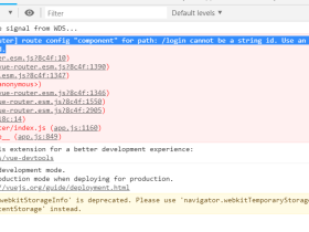 start error: router config conflict